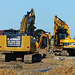 Excavator Trio - 8 June 2014