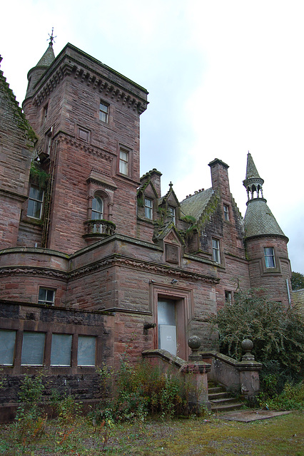 Crawfordton House, Dumfries and Galloway (now restored)