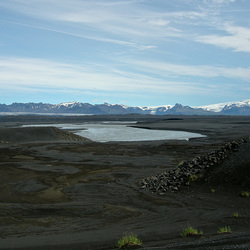 Sur la route vers Jökulsarlon Sur la route vers Jökulsarlon