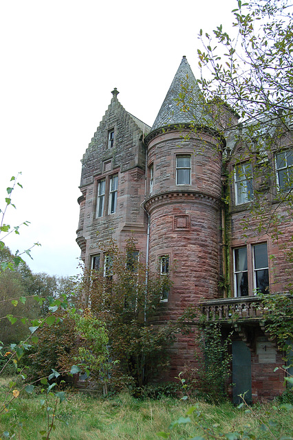 Crawfordton House, Dumfries and Galloway (now restored)