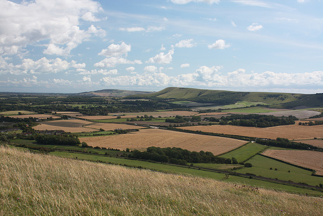 The view from Mount Caburn