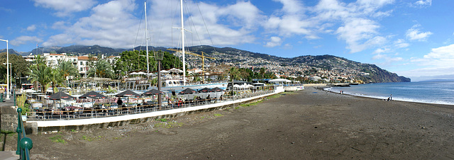 Funchal. Strandpromenade von der Seeseite. ©UdoSm