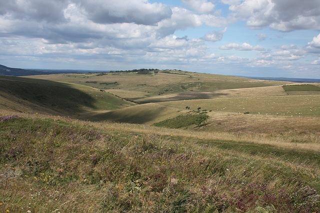 Shadows on hills