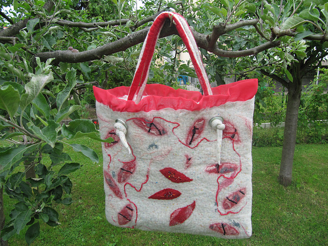 felted handbag