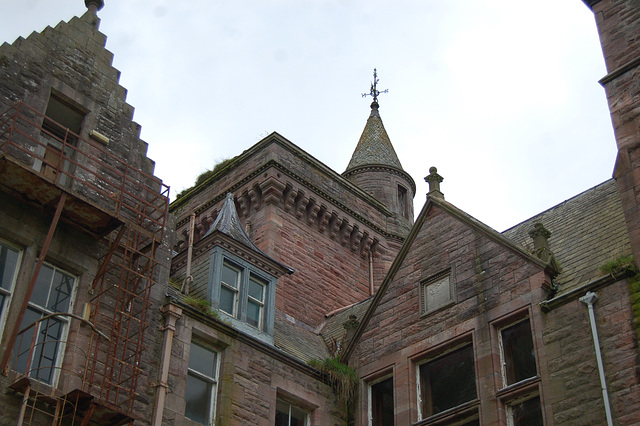 Crawfordton House, Dumfries and Galloway (now restored)