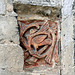 Chapiteau roman à l'oiseau - Abbaye de Jumièges - Seine-Maritime