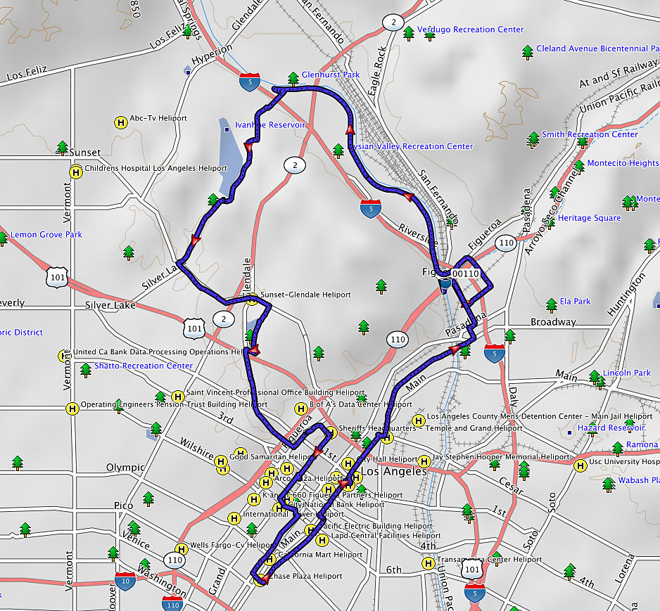 LAWNBR Route