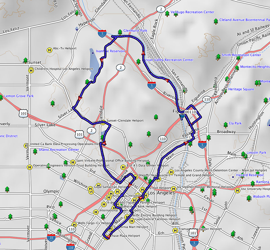 LAWNBR Route