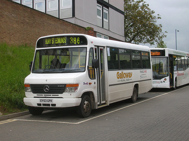 Galloway 217 (EY53 GPK) in Bury St. Edmunds - 16 May 2009 (DSCN3155)