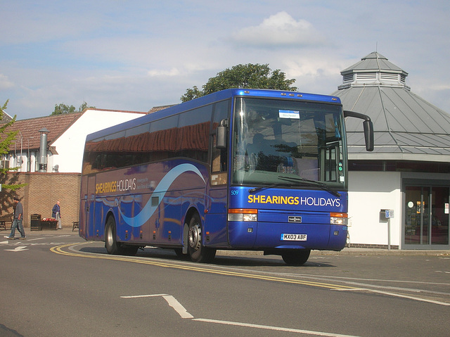 DSCN6108 Shearings Holidays MX03 ABF at Mildenhall - 2 Jul 2011