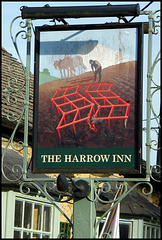 Harrow Inn pub sign