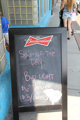Soup of the Day, Bud Light?!?