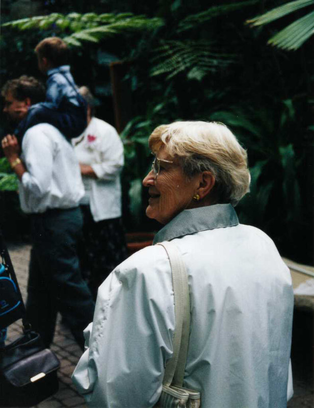 Mom at Meijer Gardens