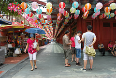 Rue du Temple à Singapour