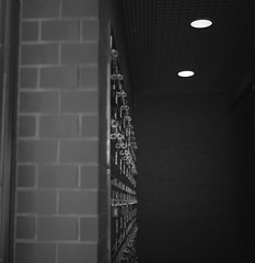 Mailboxes at an apartment building