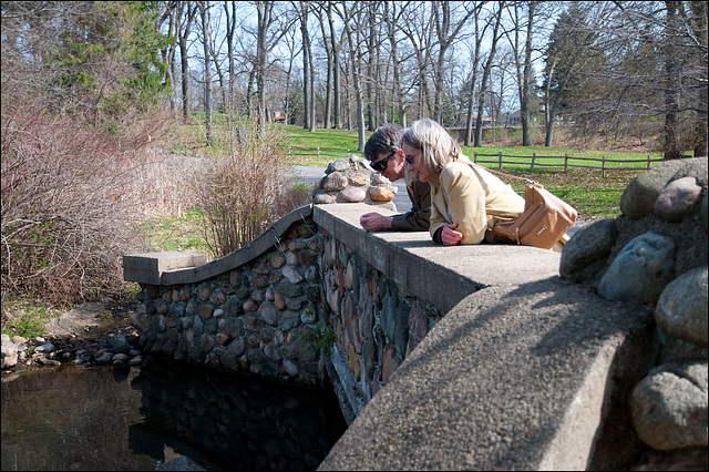 Joan and Dick, Watching Fish