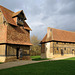 Le Colombier et la Ferme (XVe S.) du Château de Crèvecoeur-en-Auge