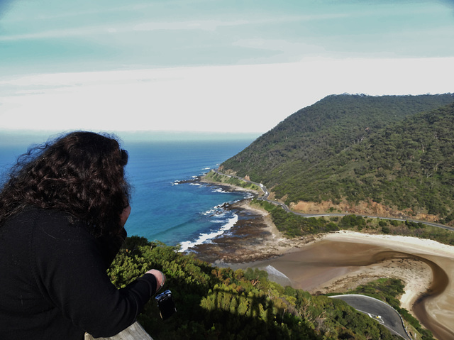 Sandy at Teddy's Lookout