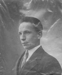 Albert Platteau jeune homme vers 1927