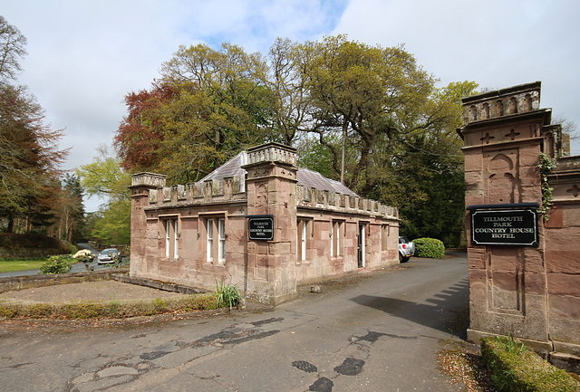 Early c19th, entrance lodges, Tillmouth Park, Northumberland