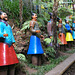 Madeira. Monte. Terrakotta-Krieger in den asiatischen Gärten. ©UdoSm
