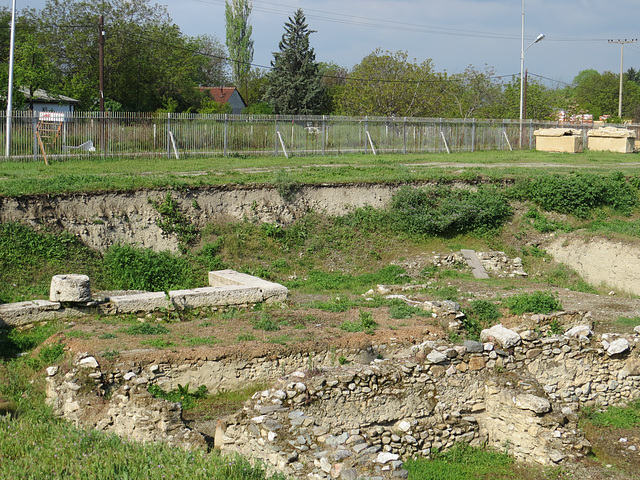 Scupi : quartier d'habitation ouest.