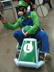 Luigi cosplay, Anime Expo 2014