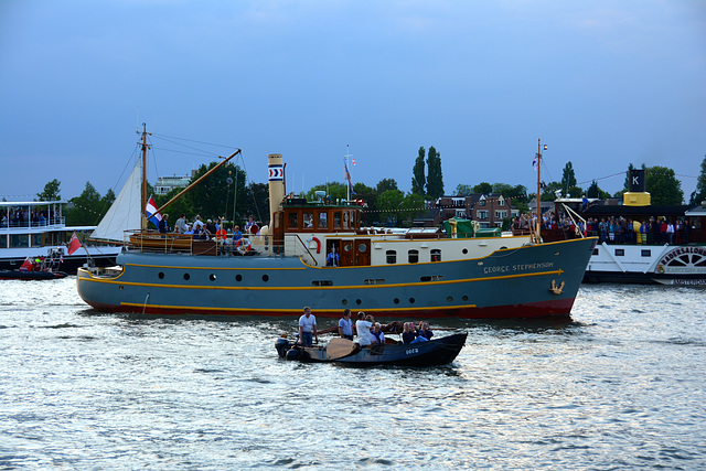 Dordt in Stoom 2014 – Vlootschouw – SS & MS George Stephenson