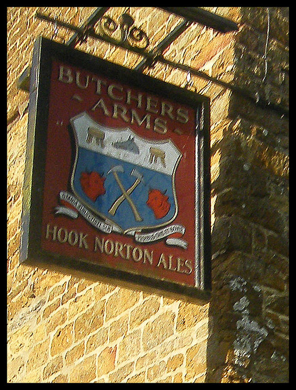 Butchers Arms pub sign