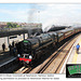 Seaford 150 - 70013 Oliver Cromwell in Newhaven Harbour station - 7.6.2014