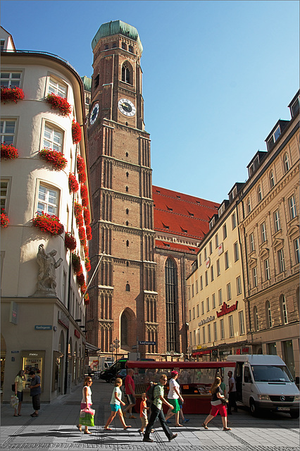 Morgens in der Kaufingerstraße