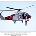 Coastguard Agusta Westland AW139 recovering its winchman - RNLI & Coastguard Joint Exercise - Seaford Bay - 6.7.2014
