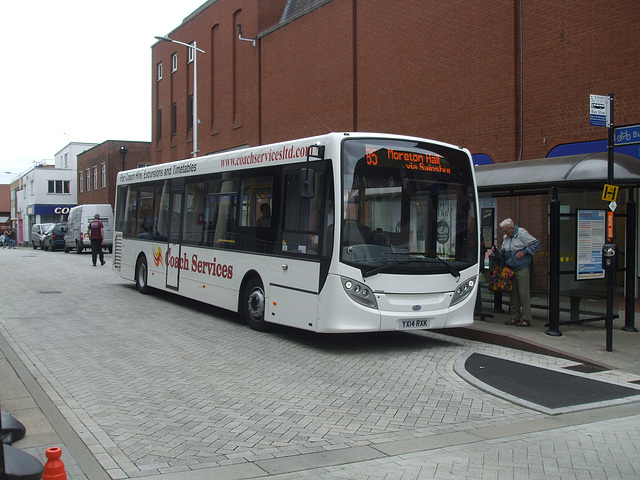 Coach Services of Thetford YX14 RXK in Bury St. Edmunds - 15 Jun 2014 (DSCF5217)