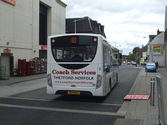 Coach Services of Thetford YX14 RXJ in Bury St. Edmunds - 15 Jun 2014 (DSCF5225)