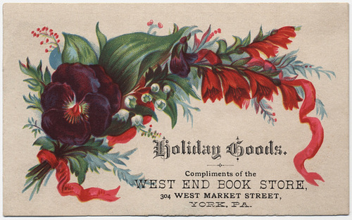 Holiday Goods, West End Bookstore, York, Pa.