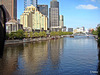 From Princes Bridge next to Flinders Street Station