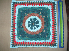 12" Crocheted Square