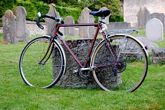 Bicycle at Edington Priory