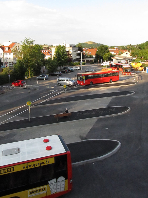 Neuer Bussteig am Bahnhof