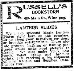 Velox cards at Russell Lang ... Manitoba Morning Free Press Tue  Jan 24  1905 p5