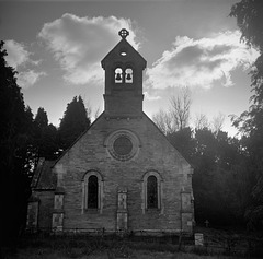 church with two bells