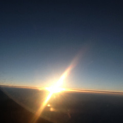 ~ Heavenly Sunset at 37,000' ~
