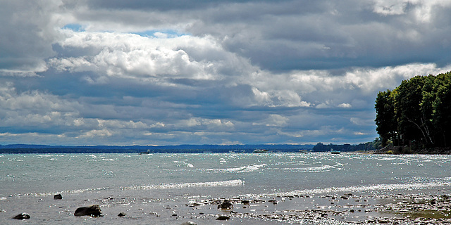 Clouds over Traverse Bay