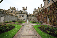 Courtyard, Floors Castle, Kelso, Borders, Scotland