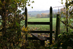 Stile at Lacock, Wilts