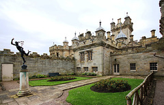 Courtyard, Floors Castle, Kelso, Borders, Scotland