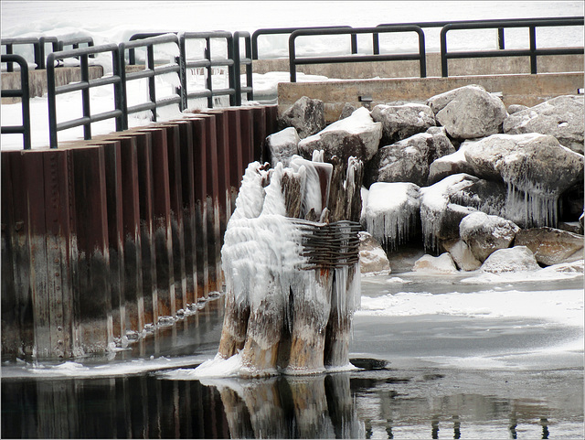 Frost on Pilings