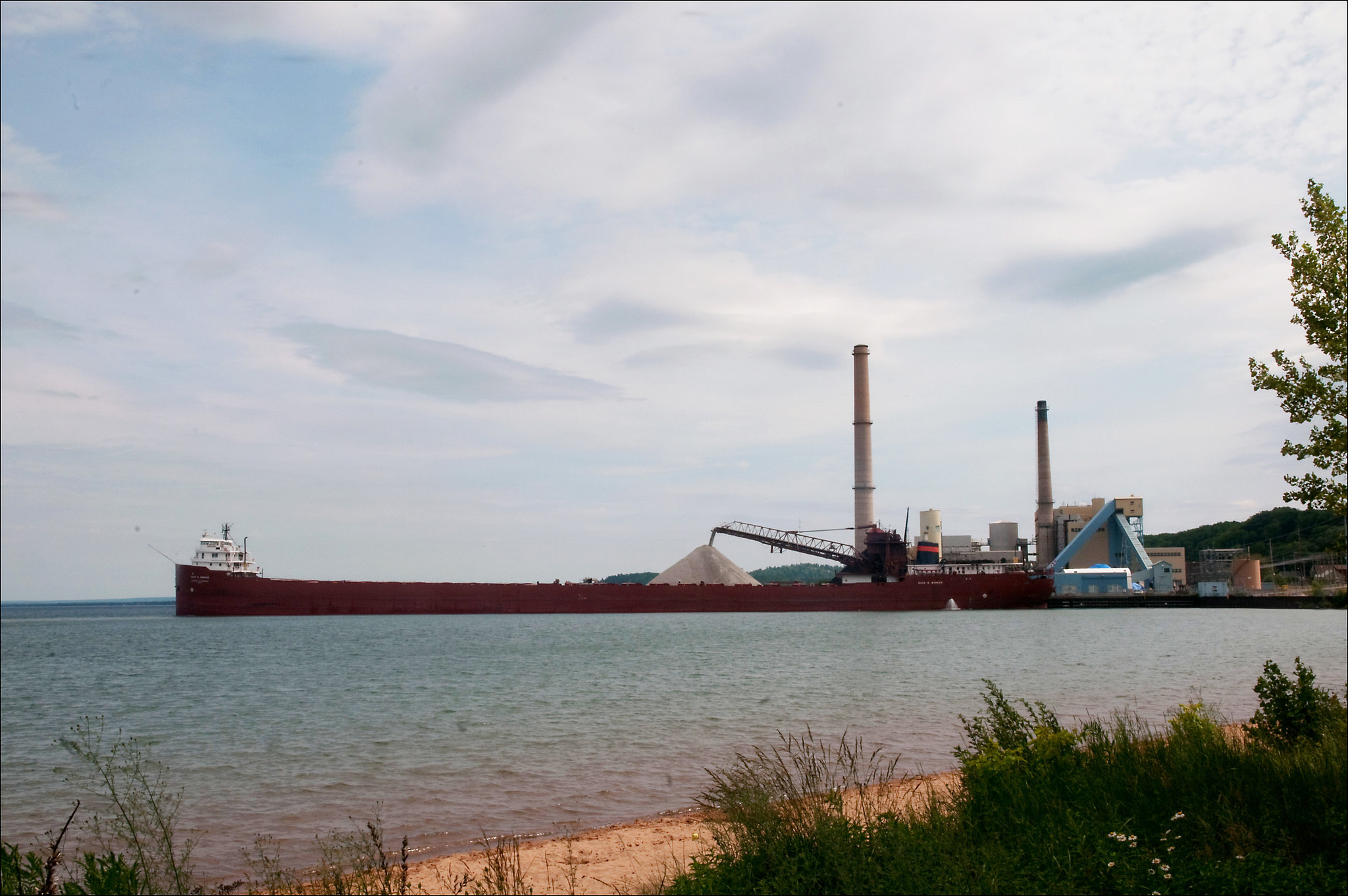 Kaye Barker at the Marquette Power Plant