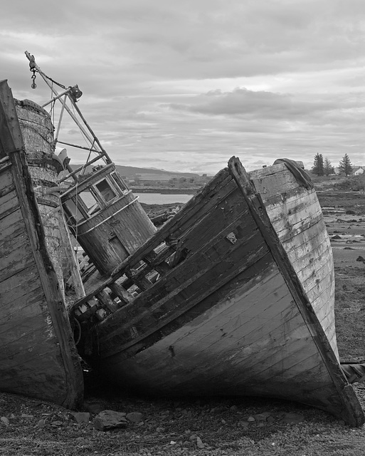 Shipwrecks at Salen, Mull