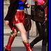 Photographe Paule /  Superwoman en bottes à talons hauts - Superwoman in high-heeled boots - Originale